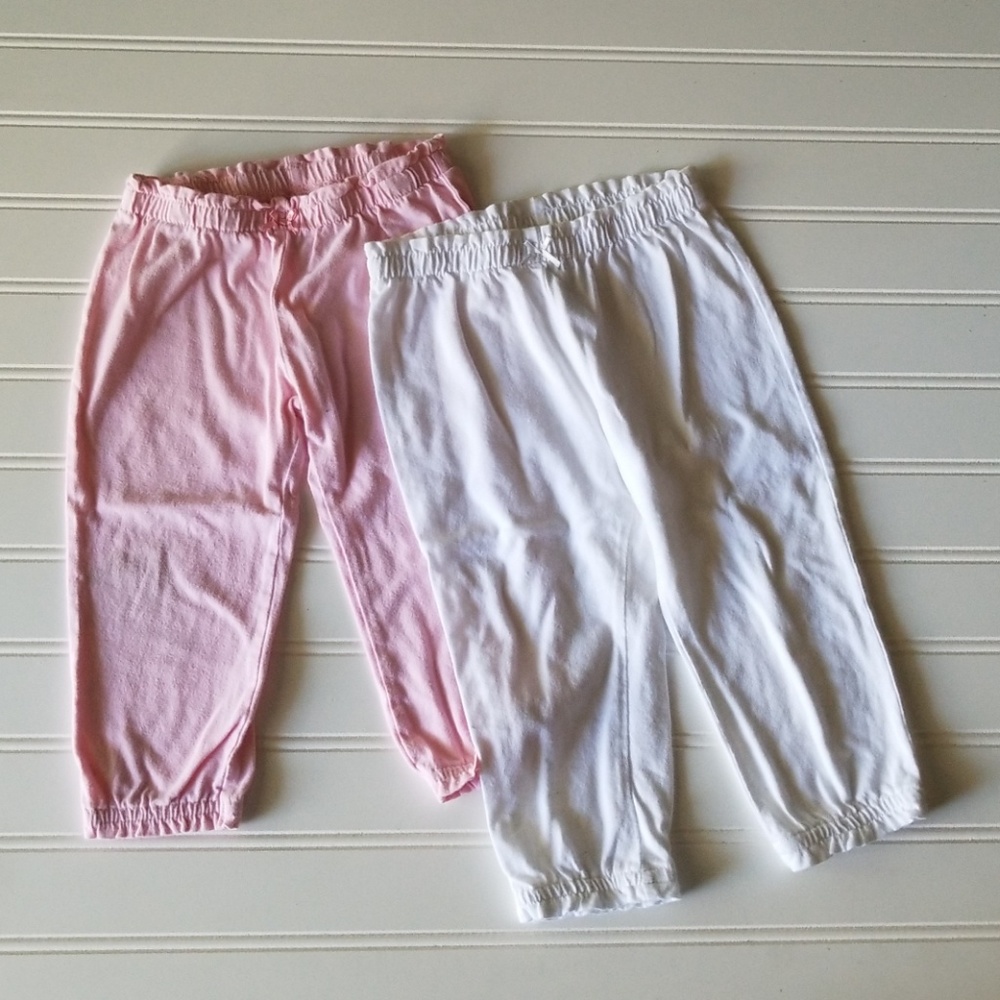 Carter's Baby Girls 2 Pairs of Pants-12M